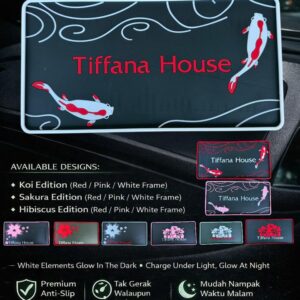 Tiffana House Premium Glow in Dark Car Anti Slip Mat Dashboard Pad magic Sticky Phone Holder Storage Mat Non sli mat